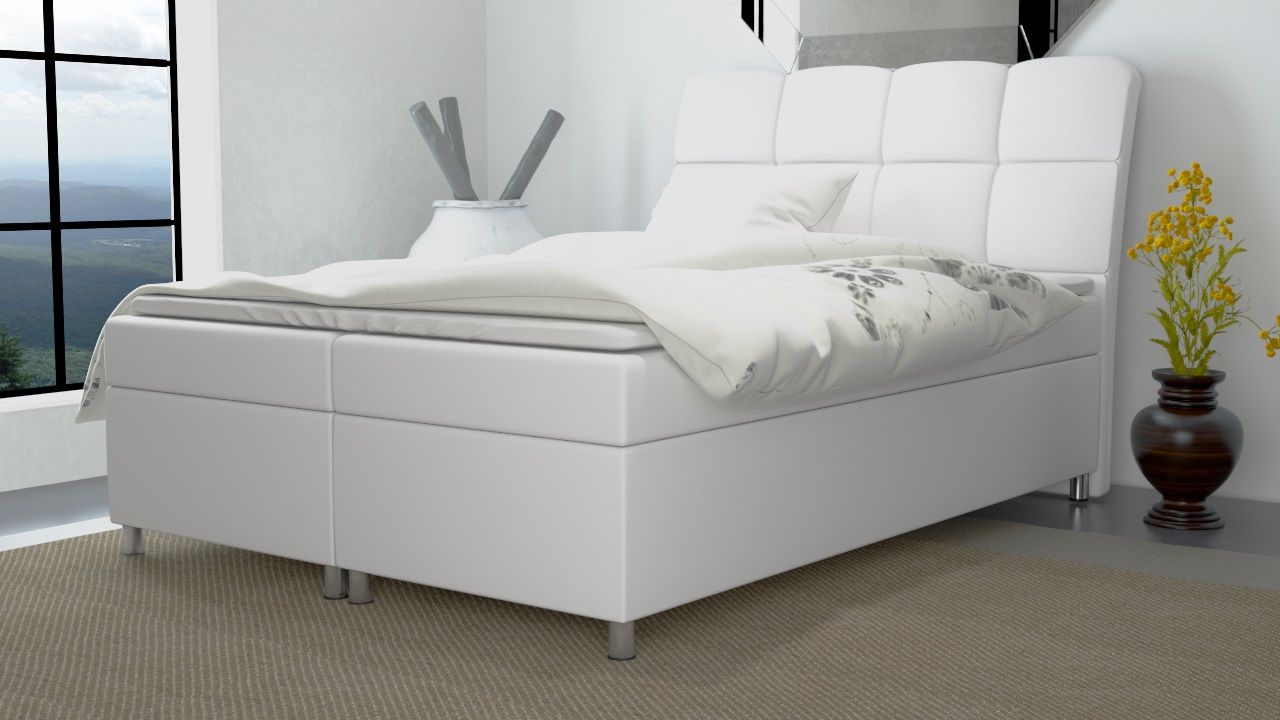 Boxspringbett Schlafzimmerbett MINO 160x200cm inkl.Bettkasten