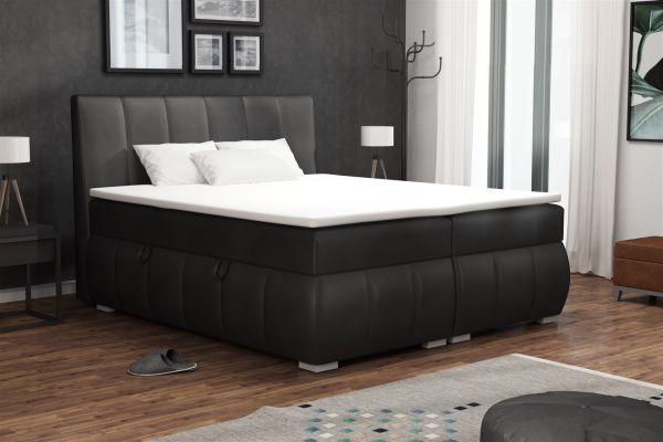 Boxspringbett Schlafzimmerbett VINCENZA 160x200cm inkl.Bettkasten