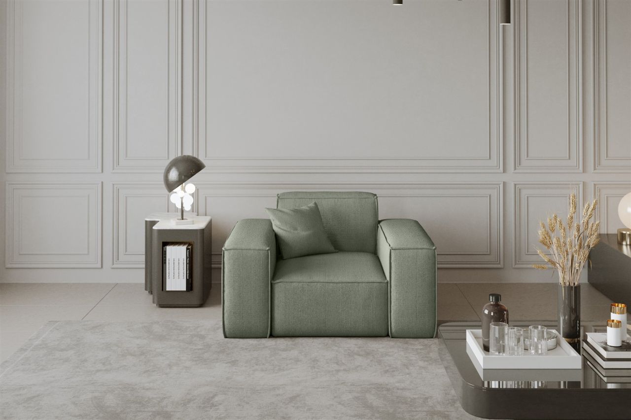 Sessel ersessel CELES in Stoff Scala Olivgrün