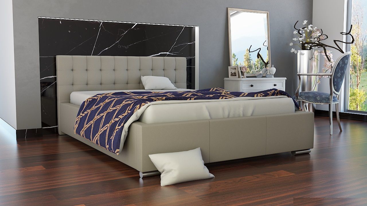 Polsterbett Bett Doppelbett MANILO XS 160x200cm inkl.Lattenrost