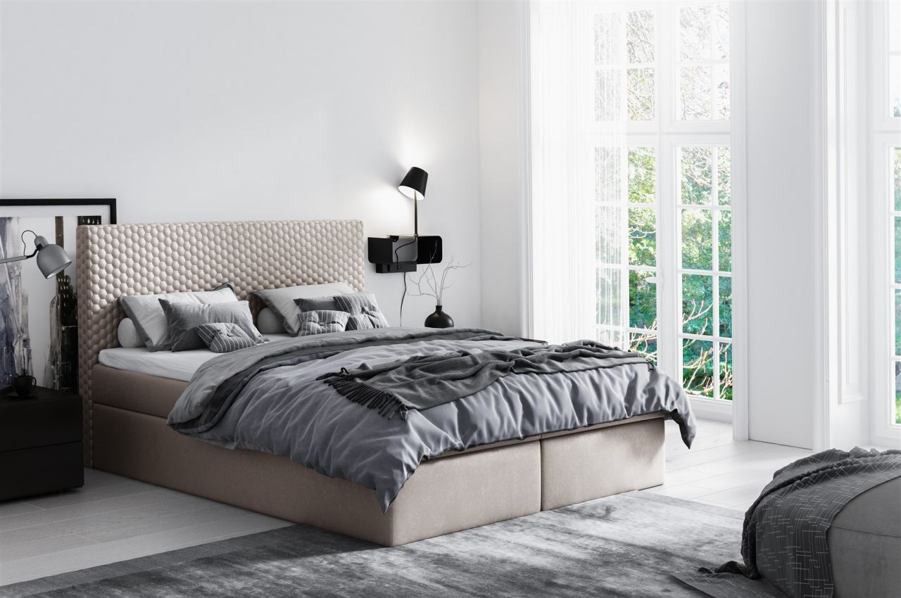 Boxspringbett Schlafzimmerbett SERGIO 120x200cm