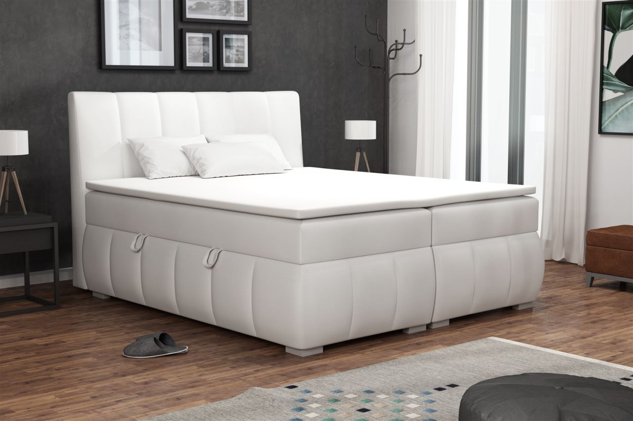 Boxspringbett Schlafzimmerbett VINCENZA 100x200cm inkl.Bettkasten