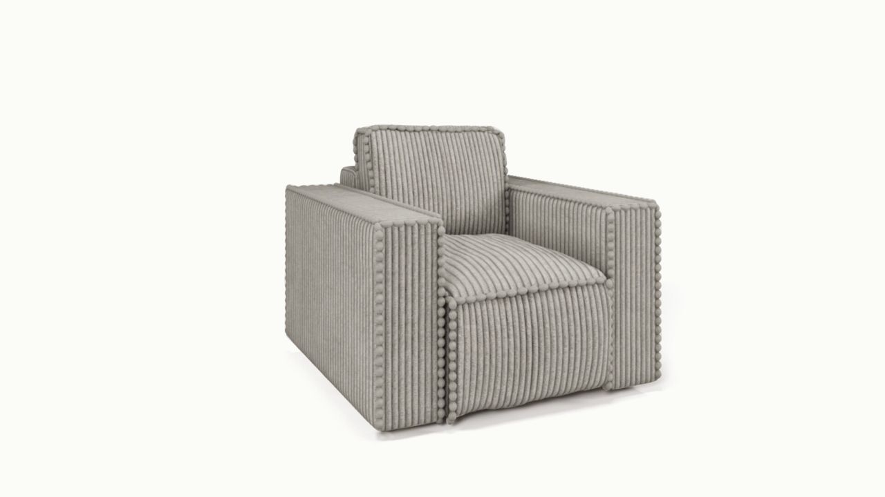 Sessel ersessel VAJANA Stoff Tilia Hellgrau
