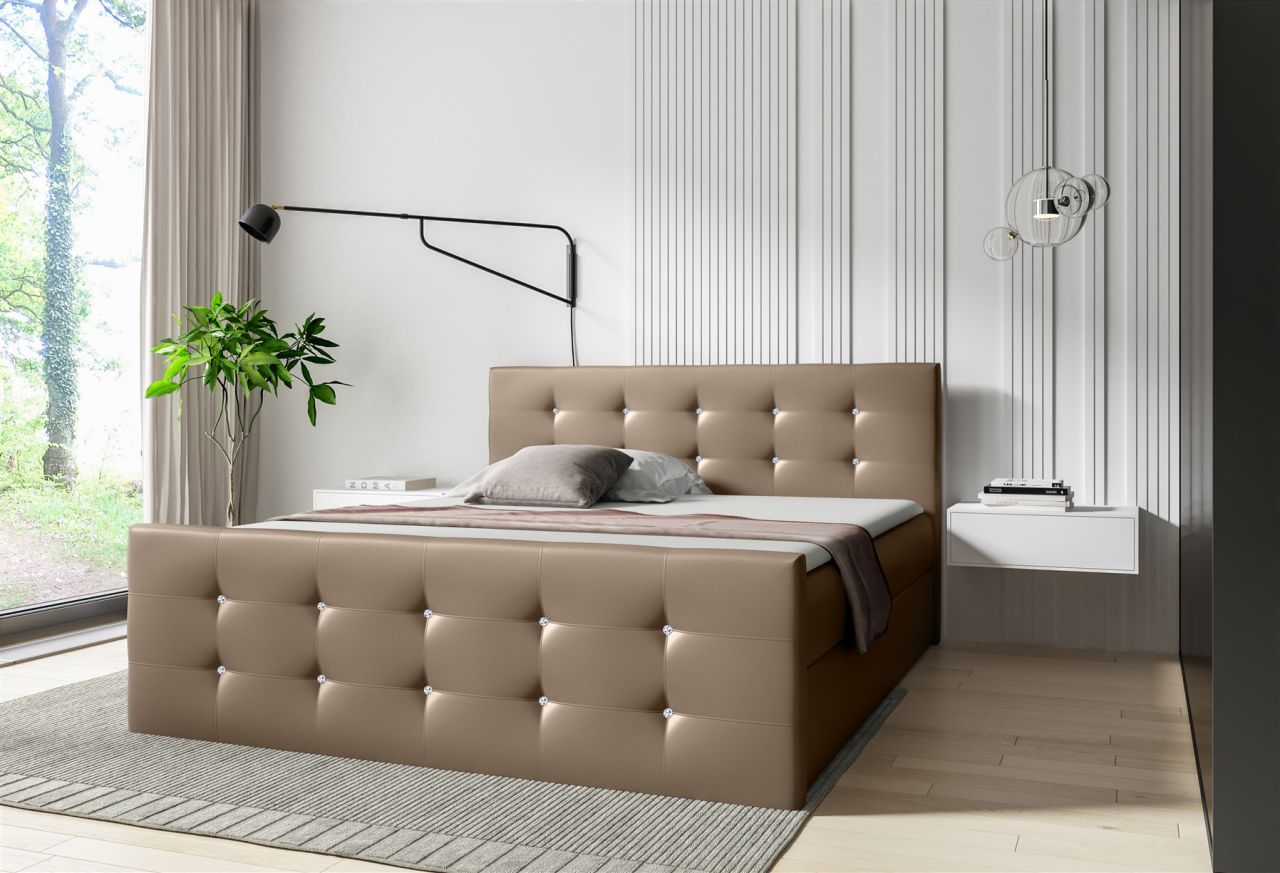 Boxspringbett Schlafzimmerbett LIAMOS 160x200cm in div. Farbvarianten