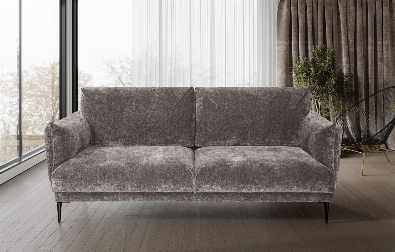 Sofa ersofa MADISON 3-Sitzer in Stoff Dress Me Hellgrau