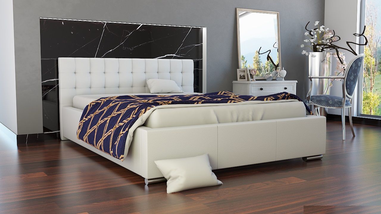 Polsterbett Bett Doppelbett MANILO XS 160x200cm inkl.Lattenrost