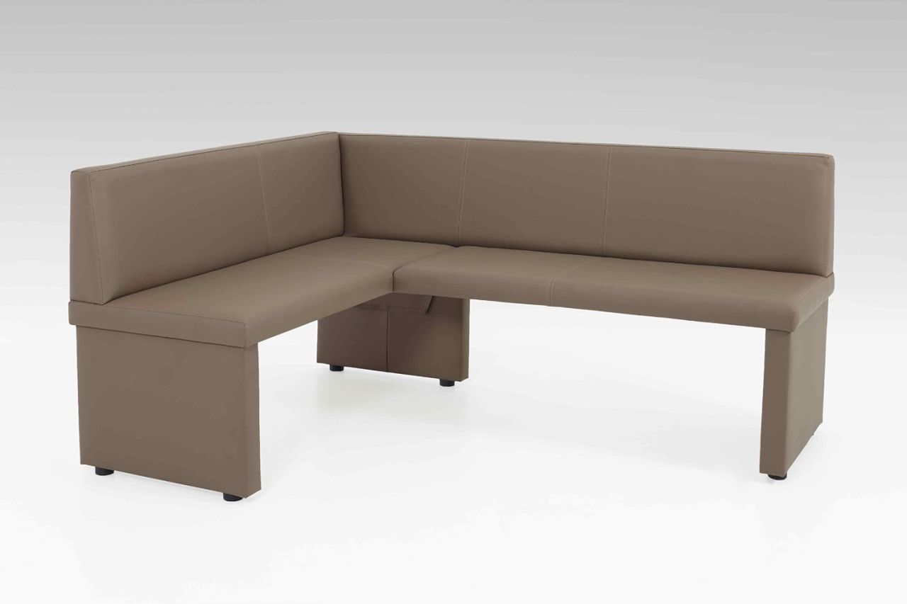 Eckbank Bank Küchenbank -Debi R- Kunstleder Latte 168 x 128 cm