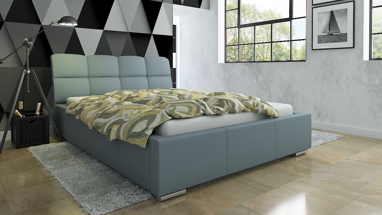 Polsterbett Bett Doppelbett CATELLO 160x200cm inkl.Bettkasten