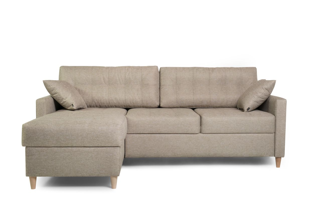 Ecksofa Schlafsofa MOLDE Webstoff (SALSA) Ottomane Links