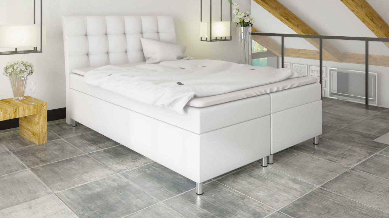 Boxspringbett Schlafzimmerbett DOAN 160x200cm inkl.Bettkasten