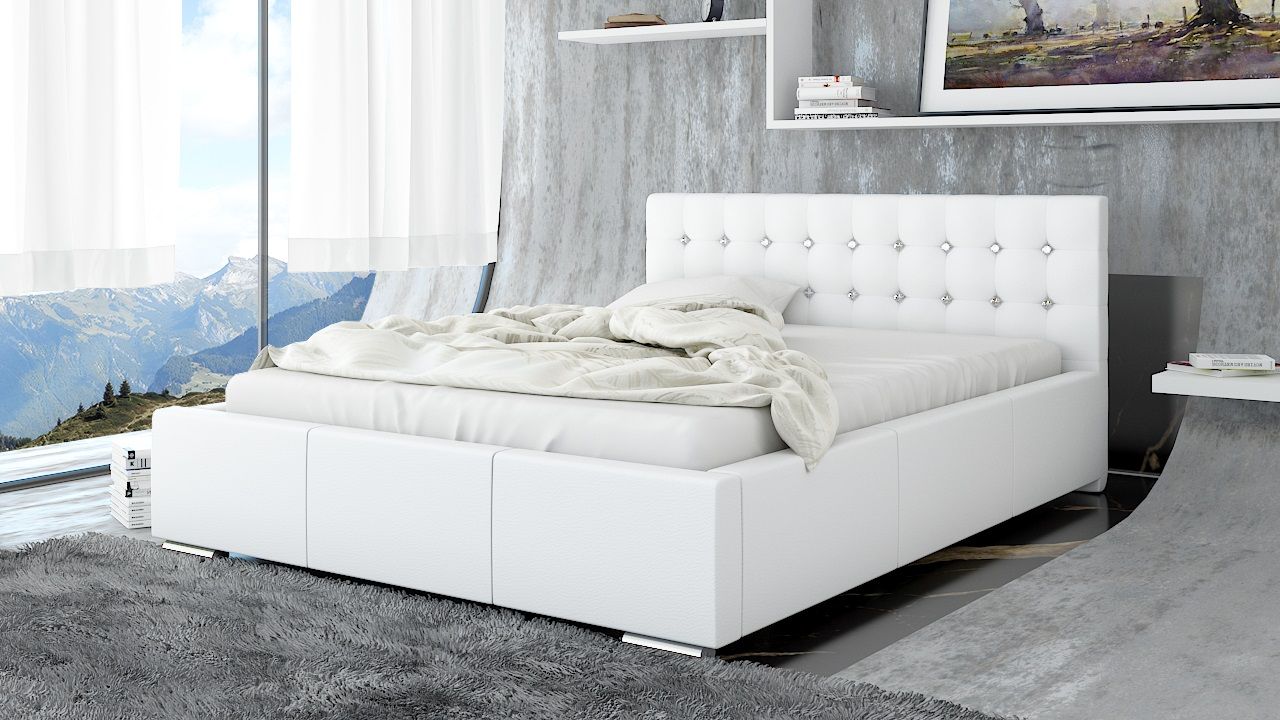 Polsterbett Bett Doppelbett GIANO Deluxe XS 180x200cm inkl.Lattenrost