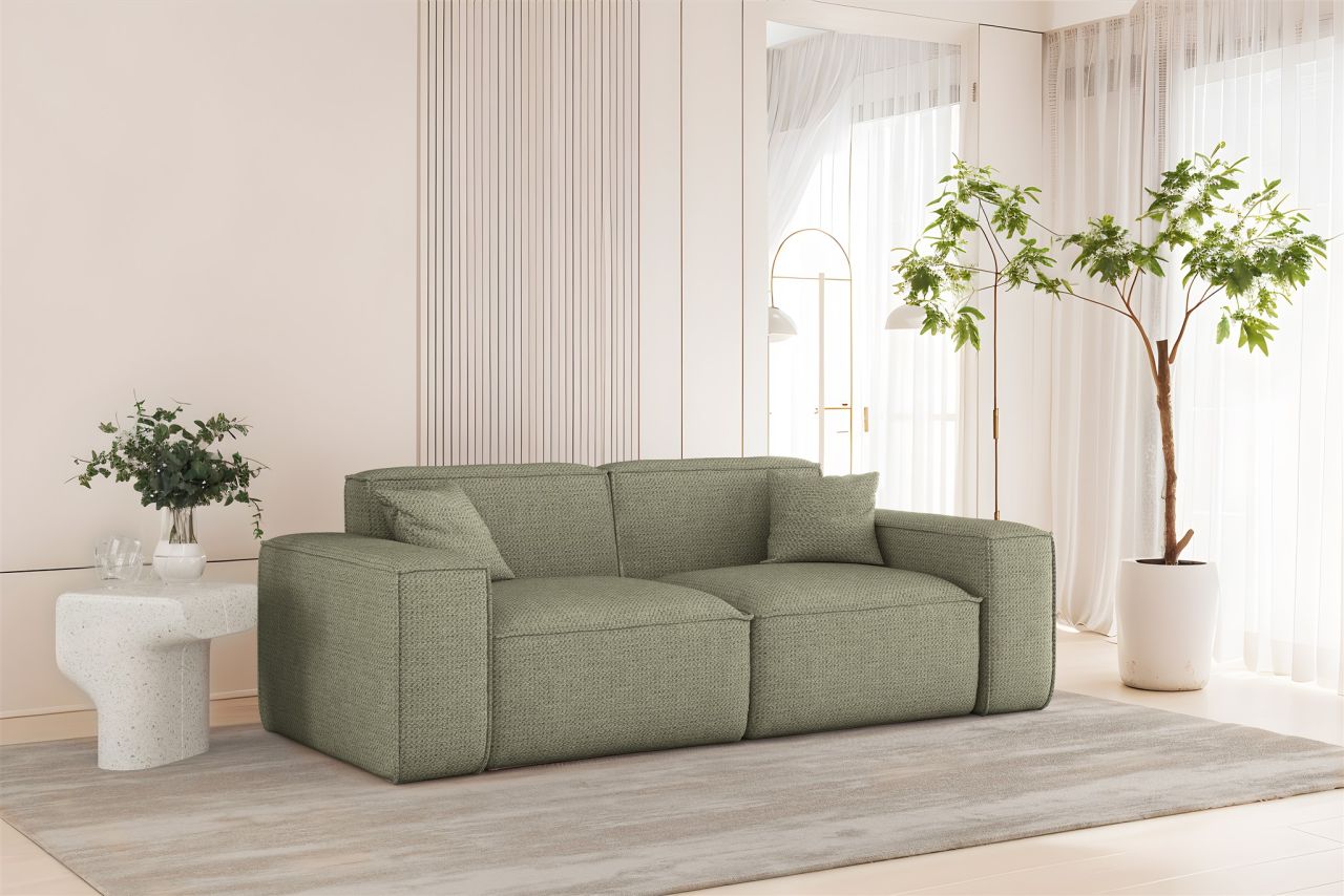 Sofa ersofa CELES PREMIUM 2-Sitzer in Stoff Artico Grün