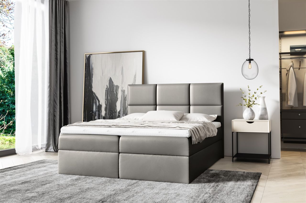 Boxspringbett Schlafzimmerbett OLIVIA 160x220cm in div. Farbvarianten