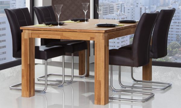 Esstisch Tisch ausziehbar MAISON Buche massiv 160/250x90 cm |  Esszimmertisch mit Ausziehfunktion | Serie MAISON aus Buche Massivholz |  Wohn-& Essbereich Serien aus Massivholz | Fun-Mbel