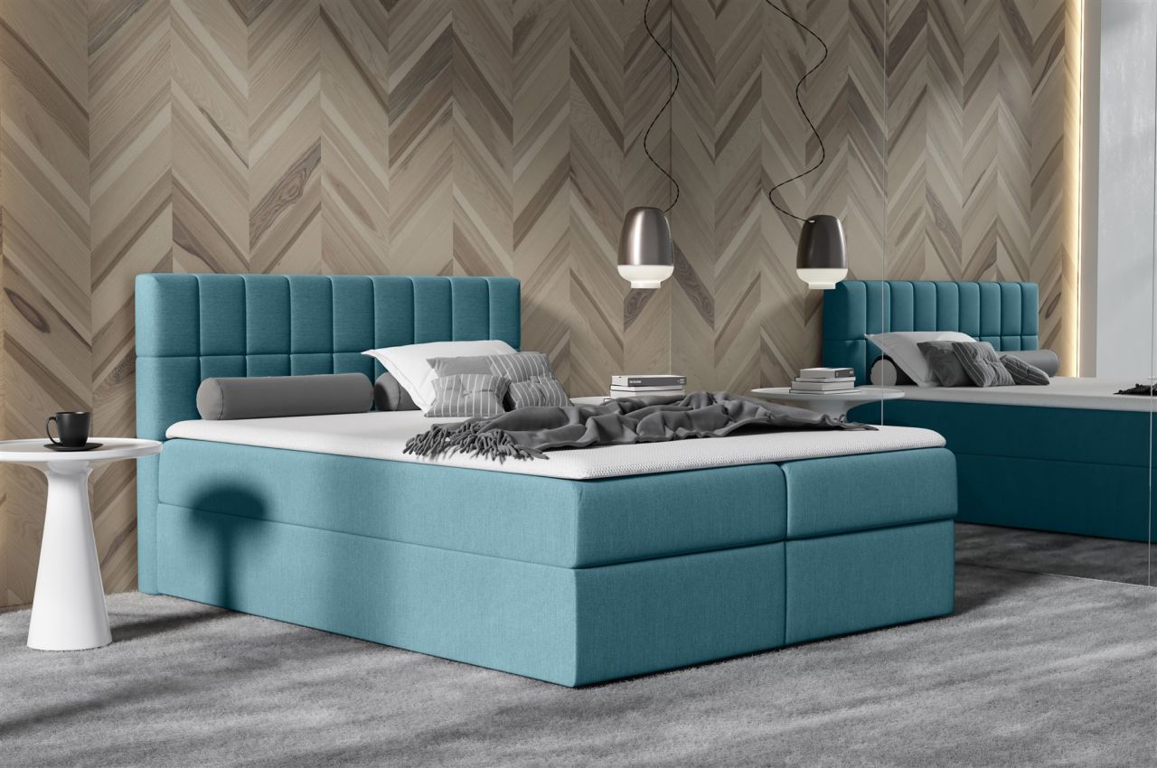 Boxspringbett Schlafzimmerbett GRACE 200x220cm in div. Farbvarianten