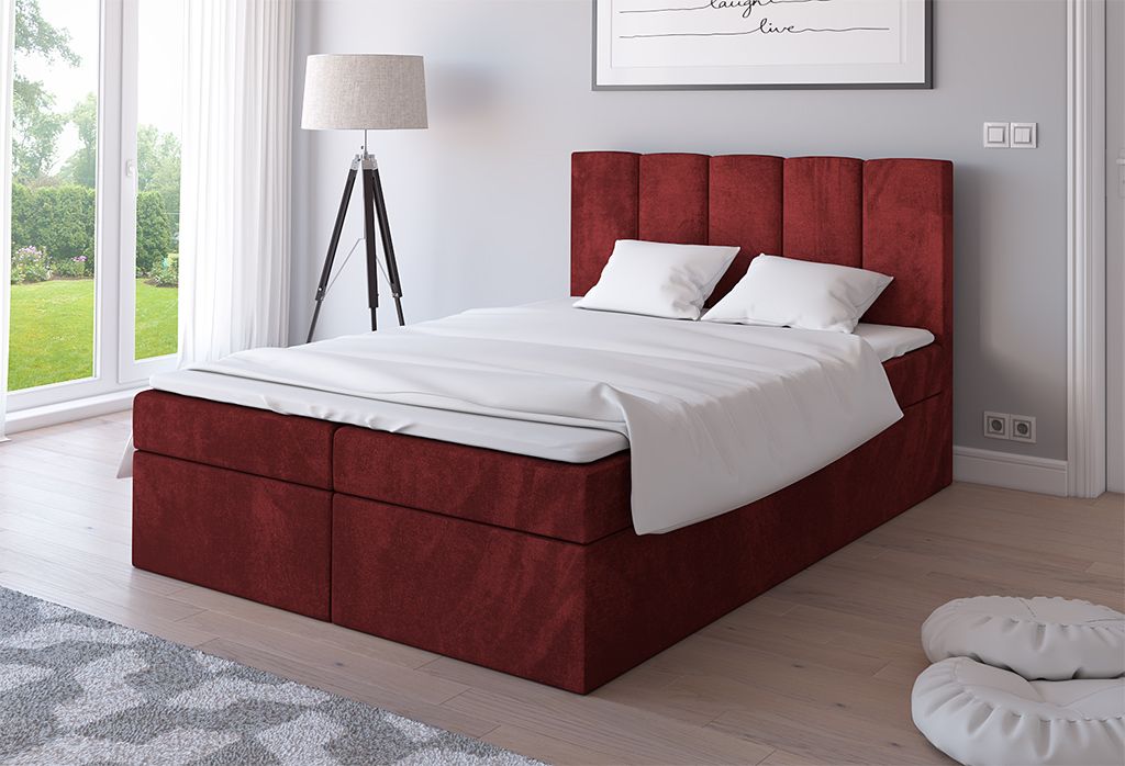 Boxspringbett Schlafzimmerbett CLAMOR 120x200cm inkl.Bettkasten