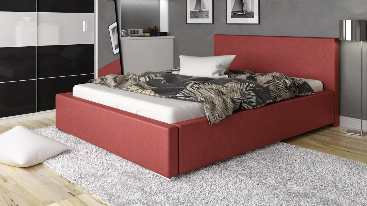 Polsterbett Bett Doppelbett NELIO XS 140x200cm inkl.Lattenrost