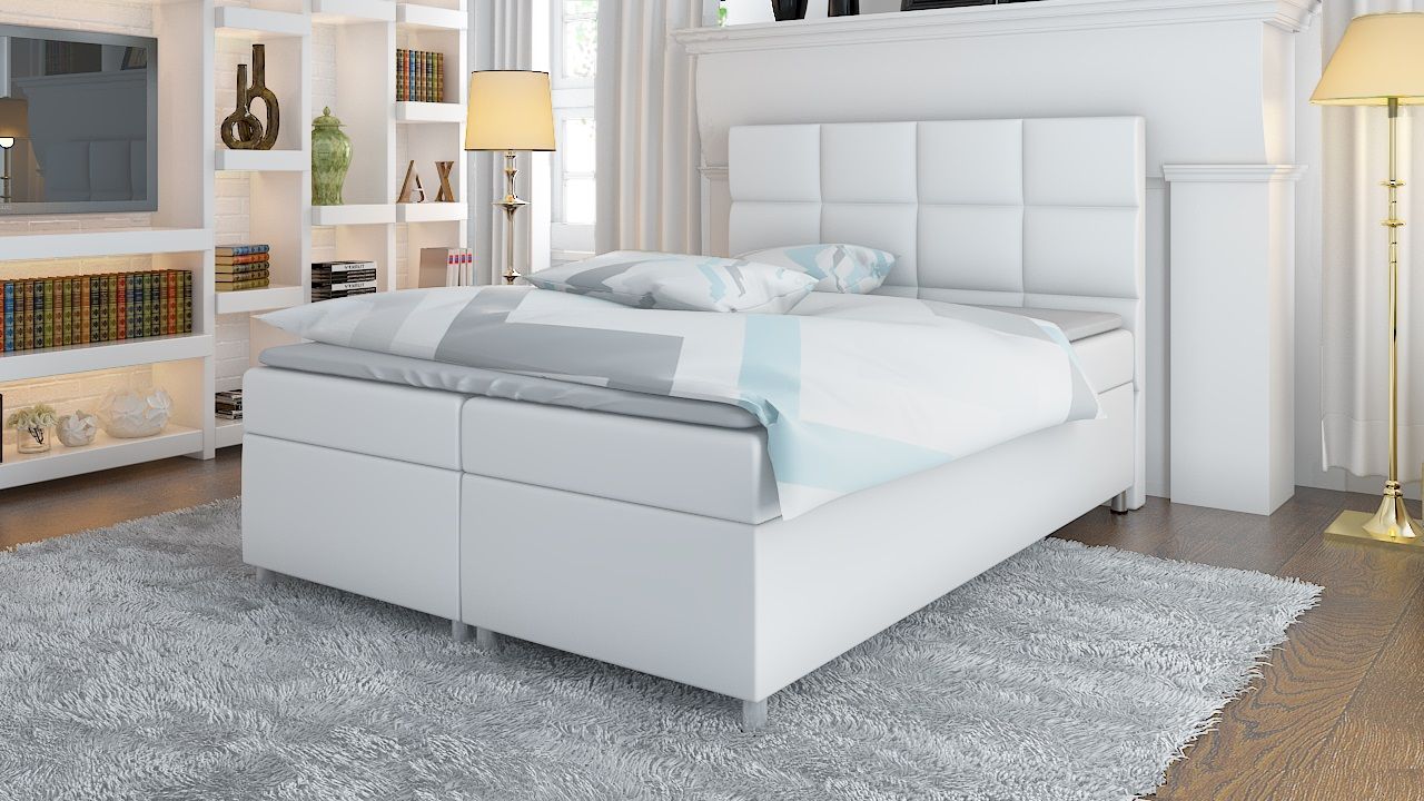 Boxspringbett Schlafzimmerbett TONIO 160x200cm inkl.Bettkasten