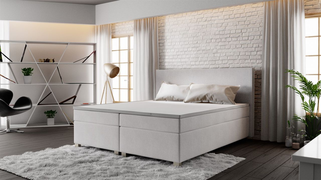 Boxspringbett Schlafzimmerbett OLIVER 160x200cm Beige