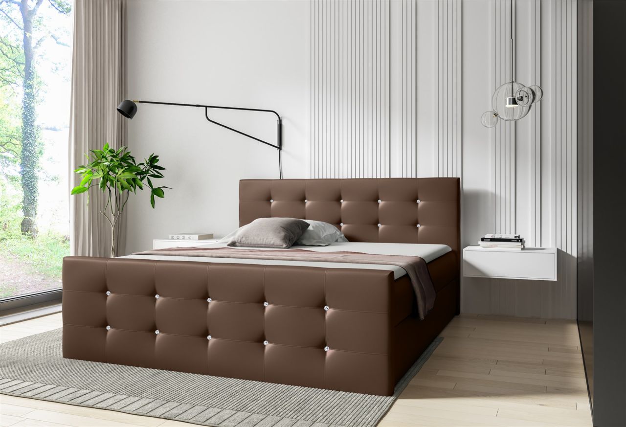 Boxspringbett Schlafzimmerbett LIAMOS 160x200cm in div. Farbvarianten