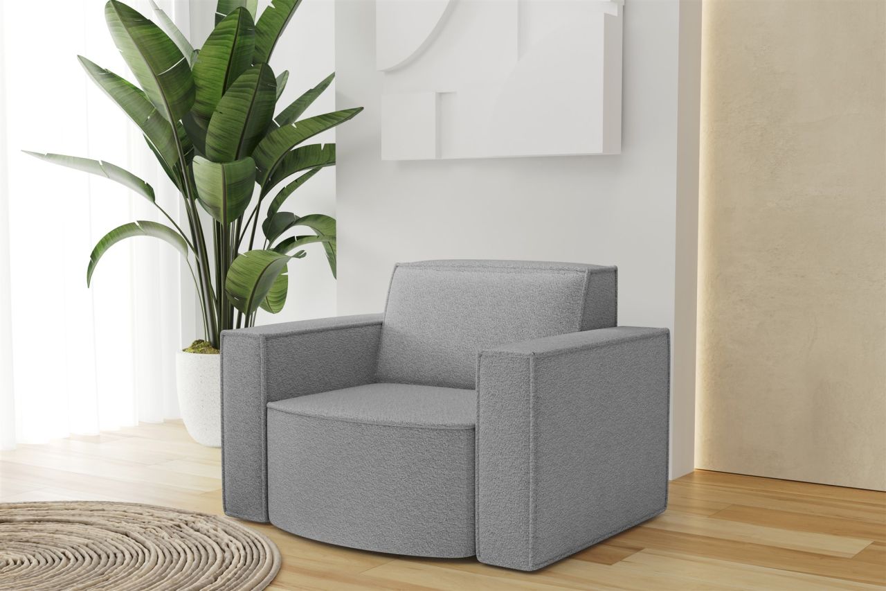 Sessel ersessel PALMA in Stoff Ascot Taupe