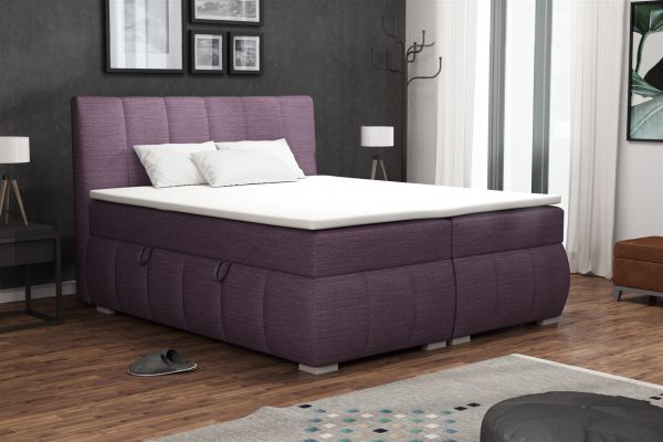 Boxspringbett Schlafzimmerbett VINCENZA 200x200cm inkl.Bettkasten