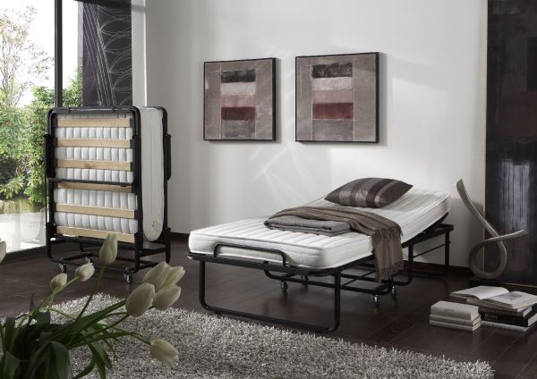 Raumsparbett Gästebett - Sleepers 2 - Komplettset Schwarz 90 x 200 cm