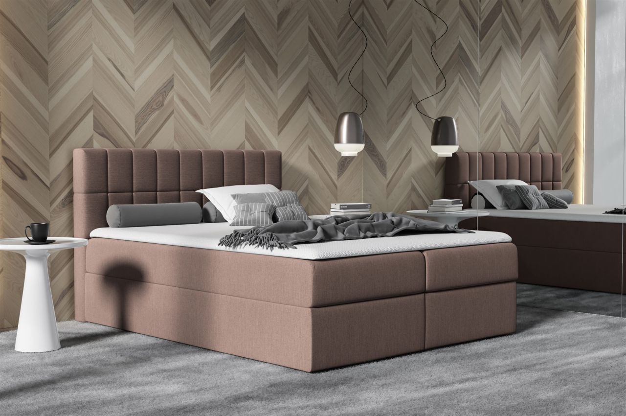 Boxspringbett Schlafzimmerbett GRACE 120x220cm in div. Farbvarianten