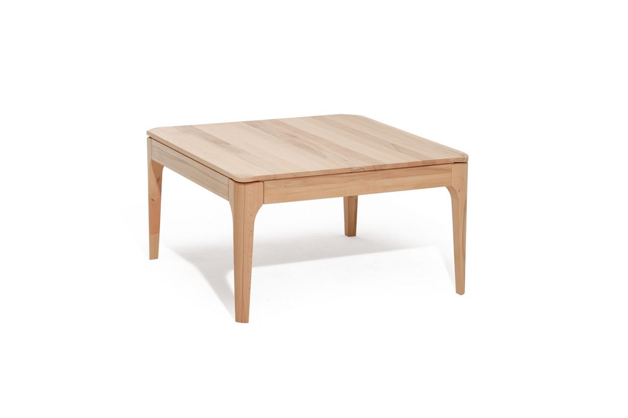 Couchtisch Tisch ALGEA Kernbuche Massivholz 80x80 cm