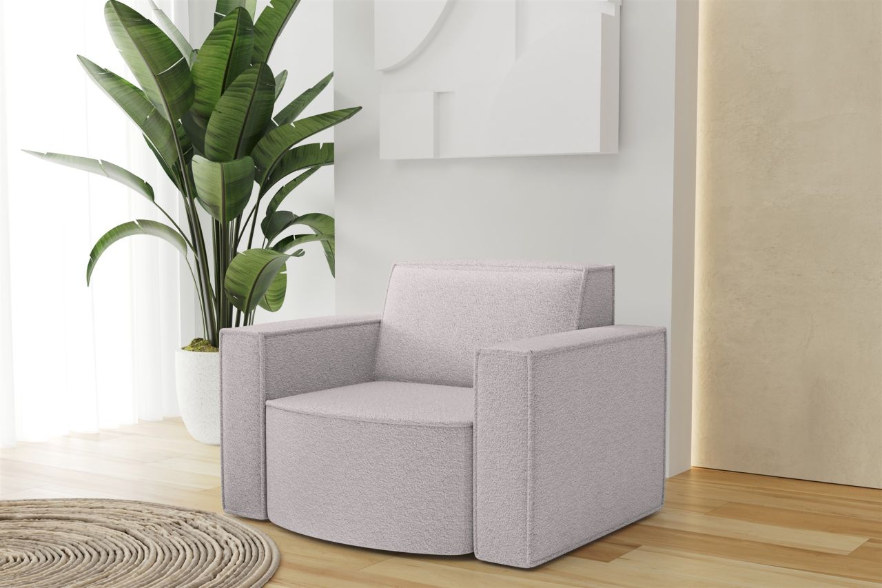 Sessel ersessel PALMA in Stoff Ascot Rose