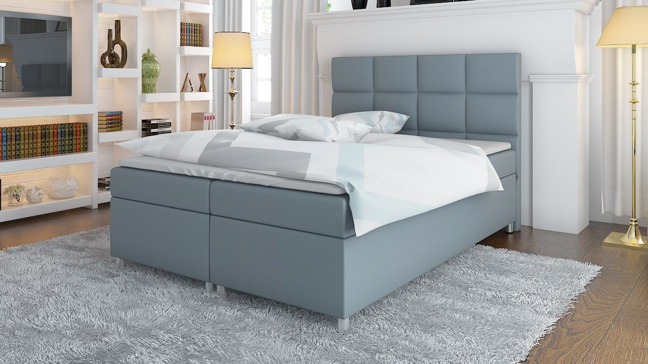 Boxspringbett Schlafzimmerbett TONIO 160x200cm inkl.Bettkasten