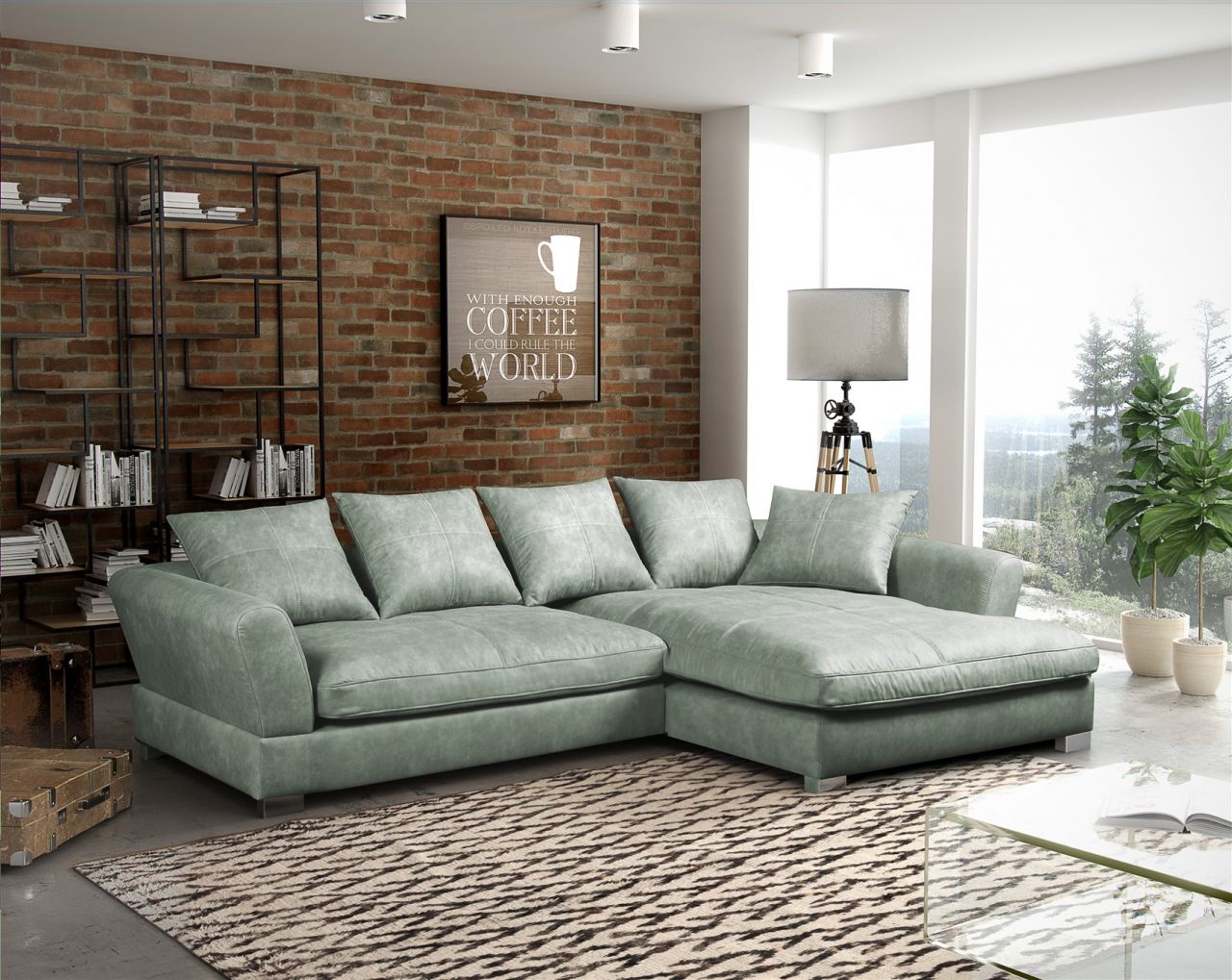 Couchgarnitur TIZIAN in diversen Stoff und Farbvarianten/ Otto..Rechts