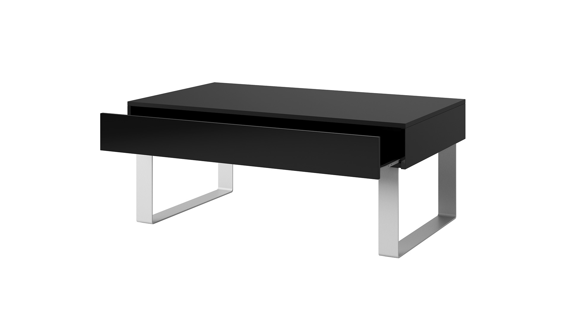 Couchtisch Tisch - KAVOS XL - mit Schublade 110x63,5cm Schwarz | Einzeltypen | KAVOS-Programm | Weitere: Wohn-& Mediawand | Wohn-& Essbereich