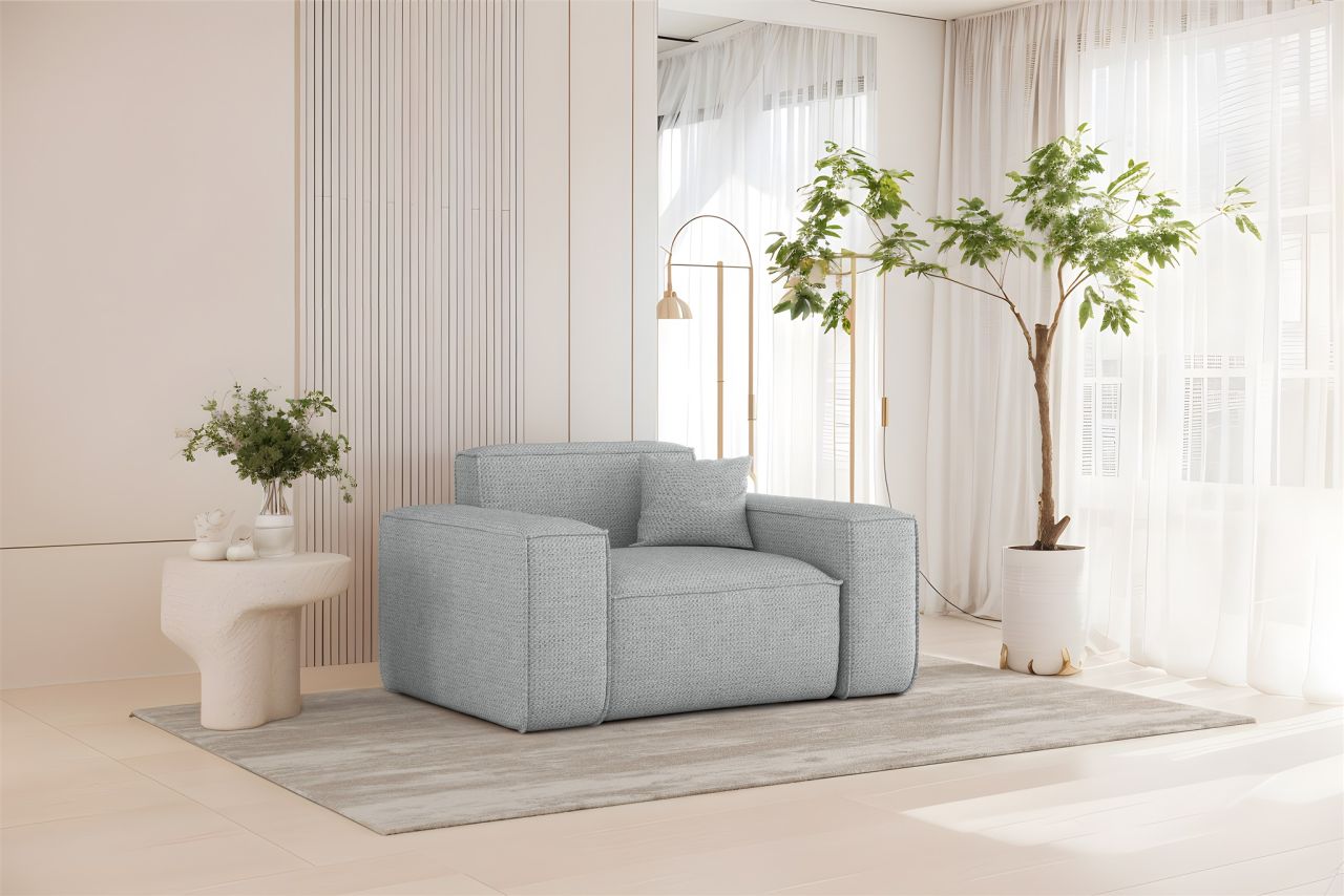 Sessel ersessel CELES PREMIUM in Stoff Artico Hellgrau