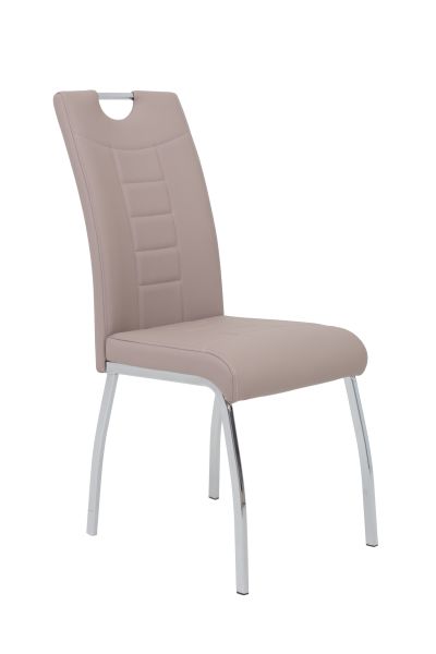 Esszimmerstühle Stühle Vierfußstuhl 2er Set ALIDA Cappucino