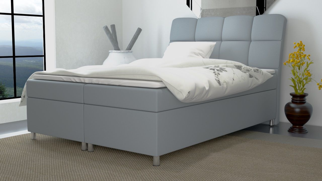 Boxspringbett Schlafzimmerbett MINO 160x200cm inkl.Bettkasten