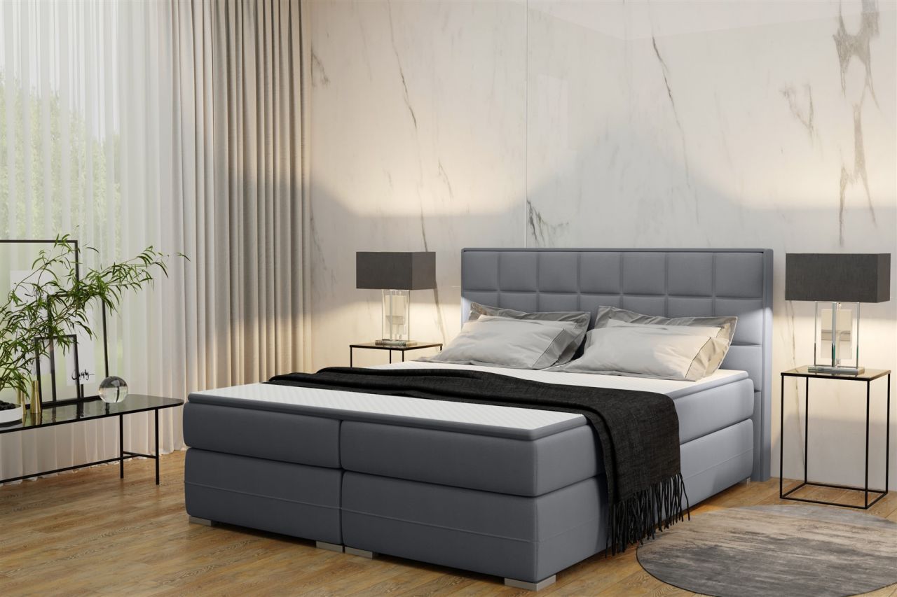 Boxspringbett Schlafzimmerbett PRATO 160x200cm in div. Farbvarianten