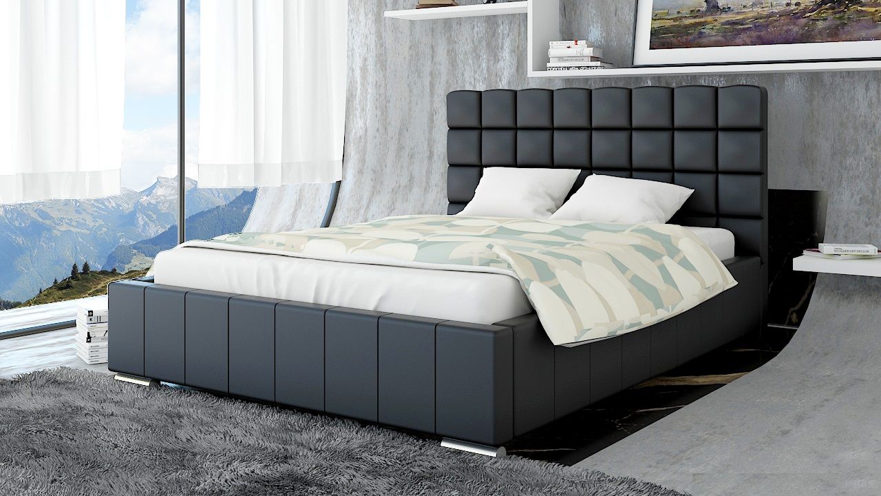 Polsterbett Bett Doppelbett MATTEO L 140x200cm inkl.Lattenrost