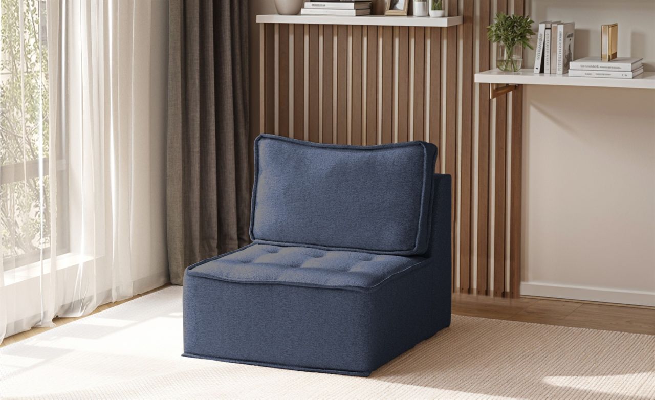 Sessel ersessel SANDE XS Stoff Raven Blau