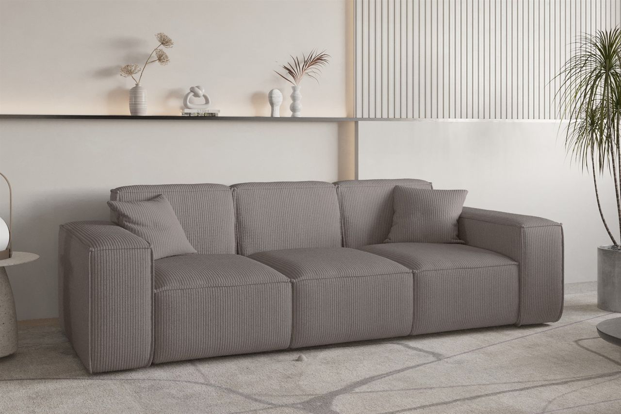 Sofa ersofa CELES PREMIUM 3-Sitzer in Stoff Scala Taupe