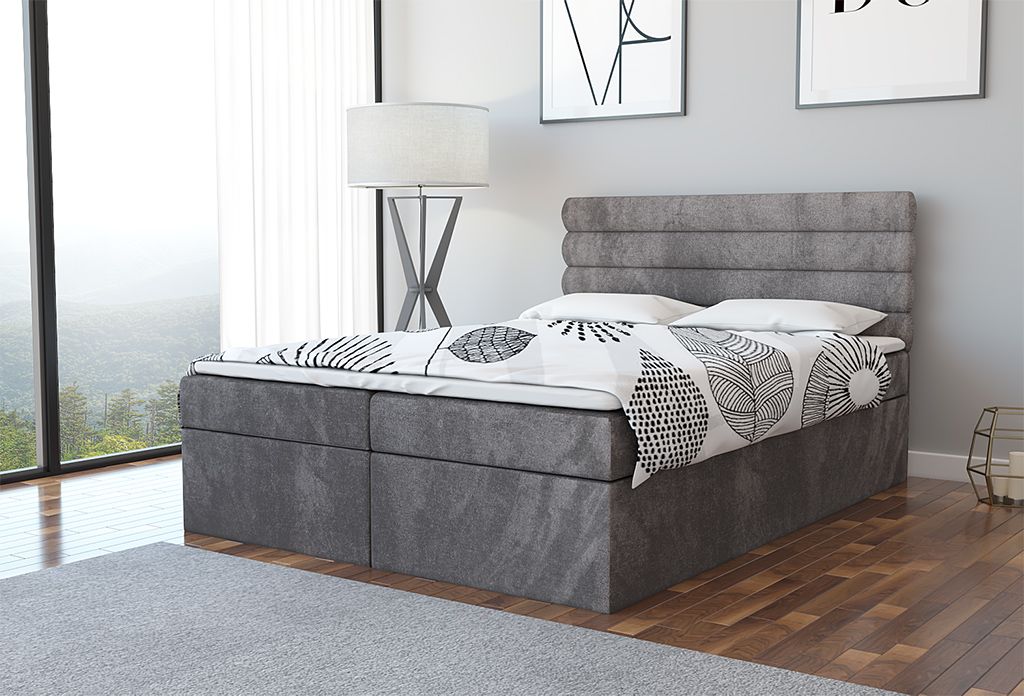 Boxspringbett Schlafzimmerbett ANNIK 200x200cm inkl.Bettkasten