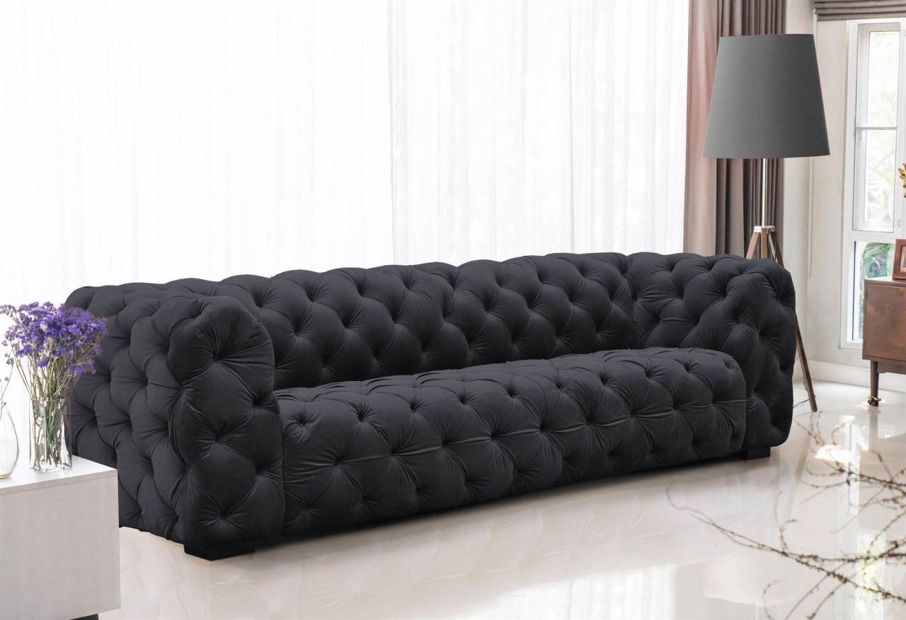 Sofa ersofa NATALIE 4-Sitzer in Stoff Riviera Anthrazit