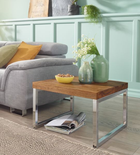 Couchtisch Beistelltisch Tisch NUKA 60x60x40 cm Sheesham Massivholz | Couchtische & Beistelltische | Wohn-& Essbereich