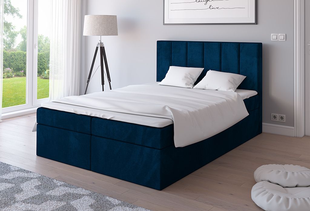 Boxspringbett Schlafzimmerbett CORNELIS 120x200cm inkl.Bettkasten