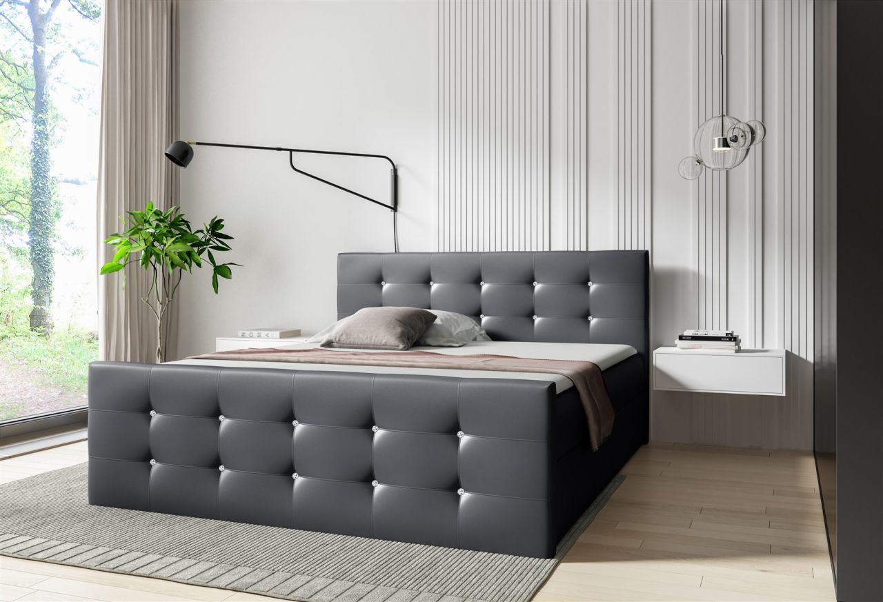 Boxspringbett Schlafzimmerbett LIAMOS 160x200cm in div. Farbvarianten