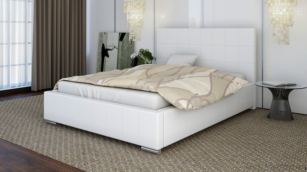 Polsterbett Bett Doppelbett GIORGIO L 140x200cm inkl.Lattenrost