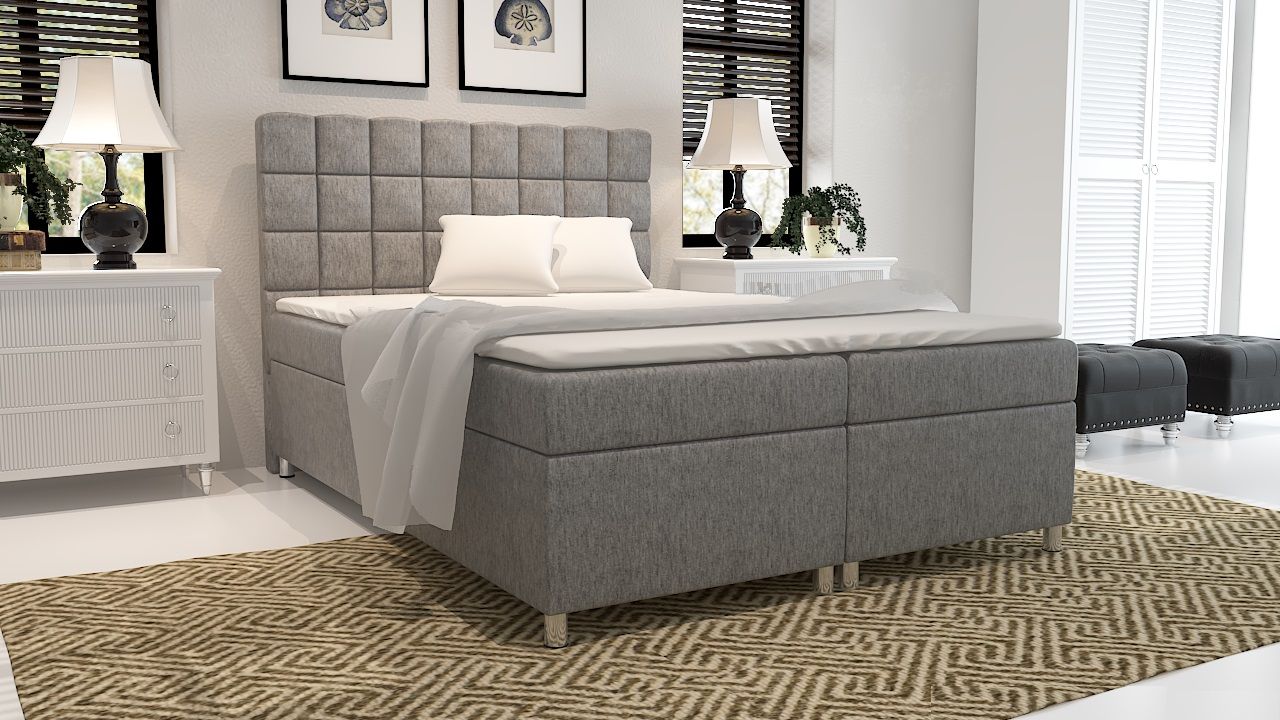 Boxspringbett Schlafzimmerbett ALANO 160x200cm inkl.Bettkasten