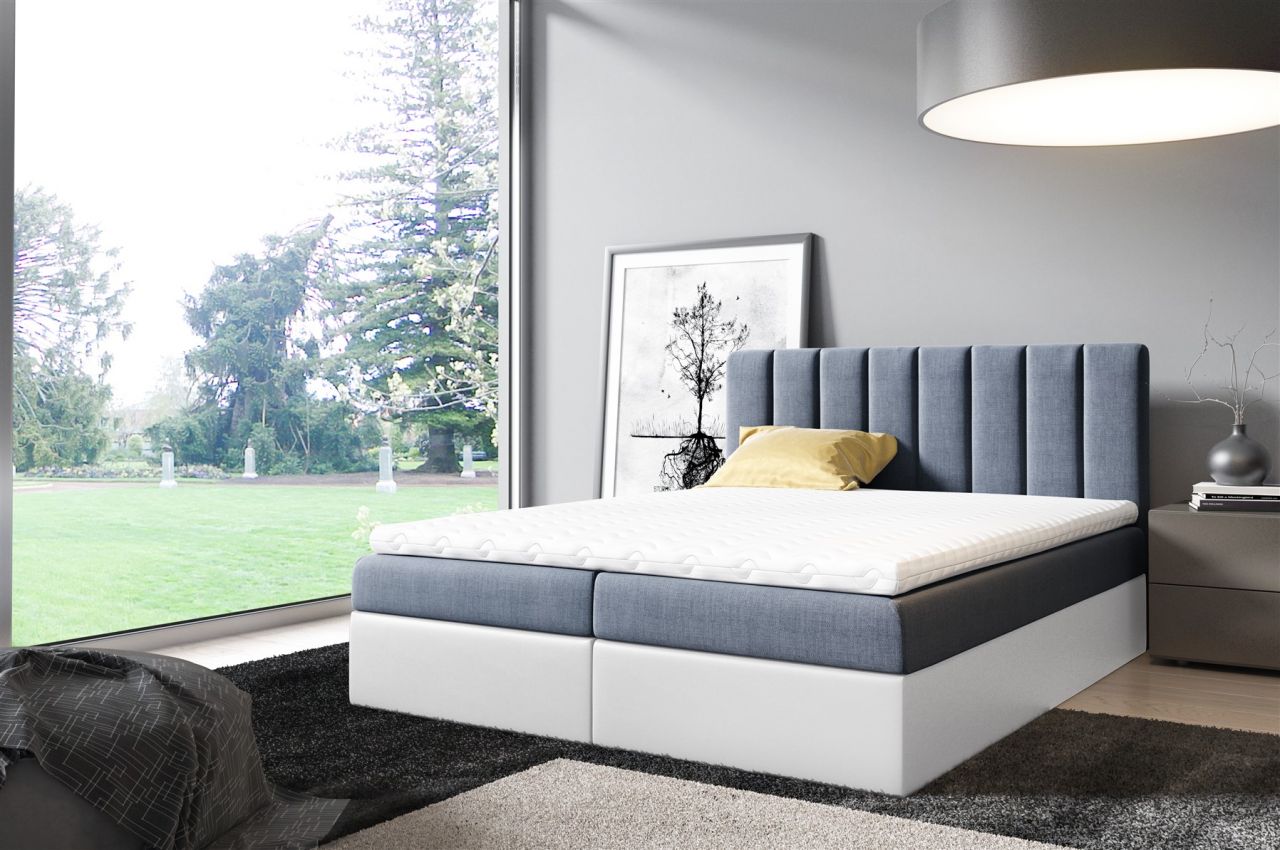 Boxspringbett Schlafzimmerbett ELSA 120x200cm inkl.Bettkasten