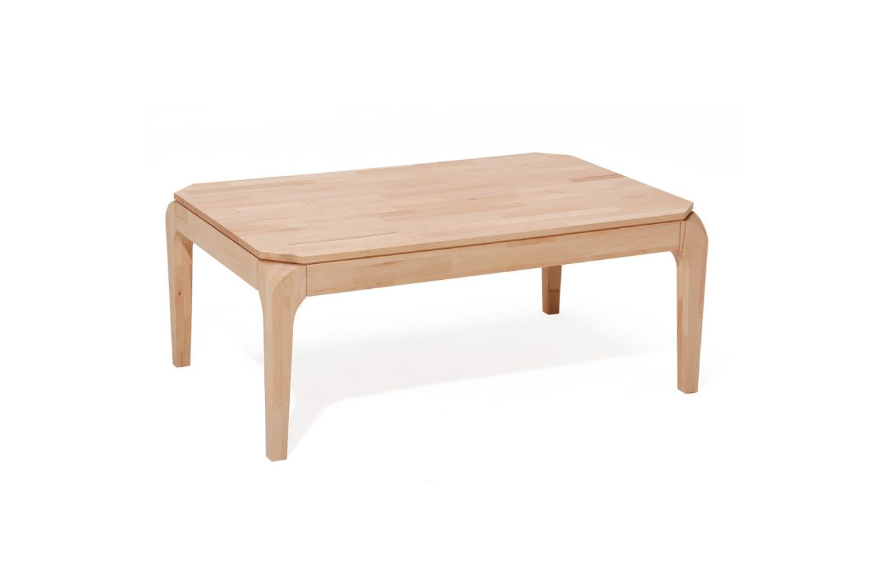 Couchtisch Tisch ARNORA Kernbuche Massivholz 80x80 cm