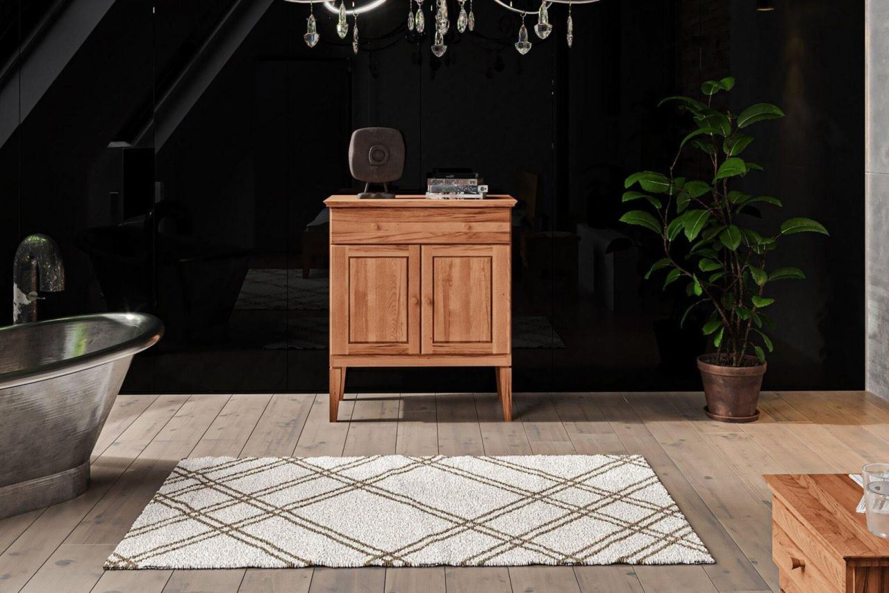 Kommode LENNES Buche massiv 87x100x45 cm